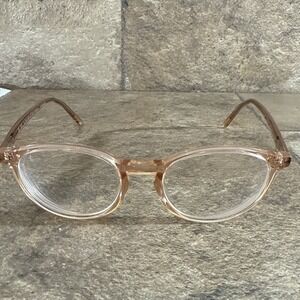 Muse x Hillary Duff 39-P9466 Transparent Pink Eyeglasses Frames 50-19-145-40mm